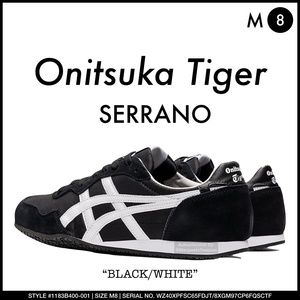 Onitsuka Tiger Serrano “BLACK/WHITE” | M8 1183B400-001 Mexico 66 | NWT No Lid